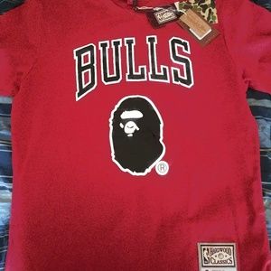 Bape NBA Bulls Jersey shirt